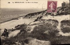 CPA Berck Plage la Mer et les Dunes 