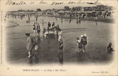 CPA Berck Plage la plage à Mer Haute 