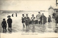 CPA Berck Plage à Maree Haute 