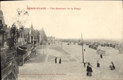 CPA Berck Plage vue generale de la plage 