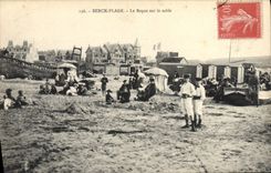 CPA Berck Plage le Repos sur le Sable 