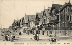 CPA Berck Plage la Promenade de l'Esplanade 