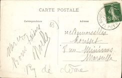 CPA L'Auvergne Puy de Dome La Bourboule le Lac du Barrage 