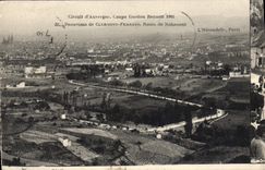CPA Panorama de Clermont Ferrand Route de Nohanent circuit d'auvergne coupe Gordon Bennett 1905