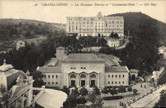 CPA Chatel Guyon Les Nouveaux Thermes et Continental hotel 