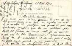 CPA Ursulines Clermont Ferrand Cour Interieure pensionnat