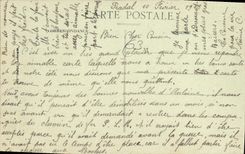 CPA Types d'Auvergne Declaration d'Amour Doux Serments
