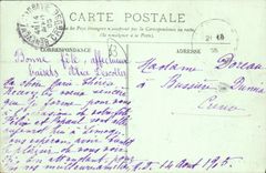 CPA La Bourboule le Chemin des Cascades la Passerelle sur la Dordogne 