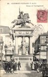 CPA Clermont Ferrand P de D statue de Vercingetorix 