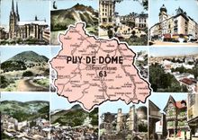 CPSM Puy de Dome Thiers Royat Murol