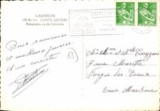 CPSM L'Auvergne Chatel Guyon panorama vu du Calvaire 