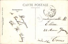 CPA Corbeil S et O les Freres Gagliani bienfaiteurs de Corbeil Robert Fleury