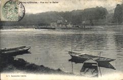 CPA Soisy S Etiolles vue sur la Seine 
