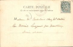 CPA Longjumeau Clocher Saint Martin 