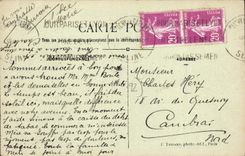 CPA Clichy un joli coin du Parc Denain