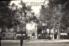 CPA Neuilly sur Seine Rue Montrosier et Justice de Paix