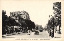 CPA Neuilly sur Seine Ile de la Jatte Boulevard Bineau