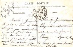 CPA Meudon L'Avenue du Chateau et la Rue des Capucins