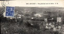 CPA Meudon Vue generale ver la Seine