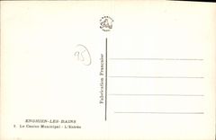 CPA Enghien les Bains Le Casino Municipal L'Entree