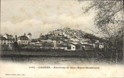 CPA Cagnes Environs de Nice (Alpes Maritimes)