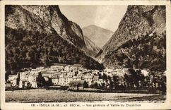 CPA Isola Vue generale et Vallee du Chastillon