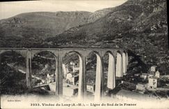 CPA Viaduc du Loup Ligne du Sud de la France