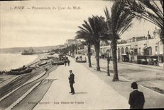CPA Nice Promenade du quai du Midi