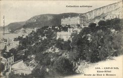CPA Cap D'Ail Eden Hotel Route de Nice a Monaco