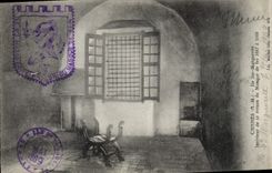 CPA Cannes Ile Ste Marguerite interieur de la prison du Masque de fer 1687 a 1698