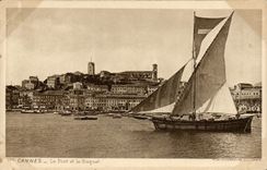 CPA Cannes Le Port et le Suquet