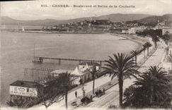 CPA Cannes Boulevard et Bains de la Croisette