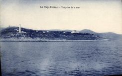 CPA Le Cap Ferrat Vue prise de la mer