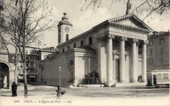 CPA Nice L'Eglise du Port