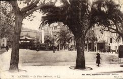 CPA Antibes La Place Nationale