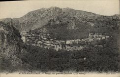 CPA Saorge Vue generale