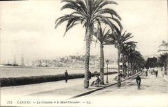 CPA Cannes La Croisette et le Mont Chevalier