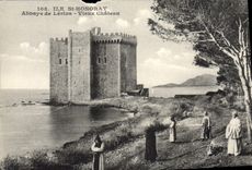 CPA Ile St Honorat Abbaye de Levins Vieux Chateau