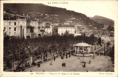 CPA Grasse Vue sur le Cours et le Casino