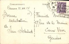 CPA Cannes Le Port et le Mont Chevalier