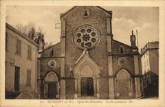 CPA Le Cannet Eglise Ste Philomene Facade principale
