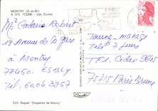 CPSM Montry Les Ecoles