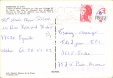 CPSM Egreville l'Eglise St Martin