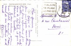 CPA Cavalaire sur Mer Echappee sur la Plage