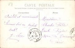 CPA Tamaris Entree du Chateau de Michel Pacha