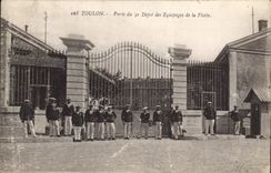 CPA Toulon Porte du cinquieme Depot des Equipages de la flotte