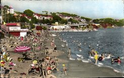 CPA Toulon La plage vue sur le Cap Brun