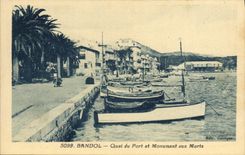 CPA Bandol Quai du Port et monument aux Morts