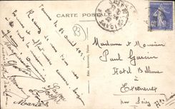 CPA Tourves Rochers de la Vierge et Chapelle St Maurice