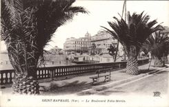 CPA Saint Raphael Le Boulevard Felix Martin